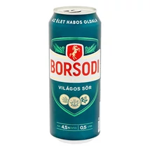 Borsodi világos, dobozos 0.5 l