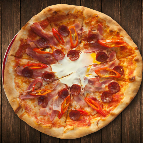 8. Pizza Ungherese